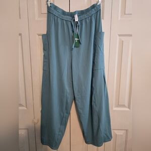 HALARA Teal Relaxed Pants